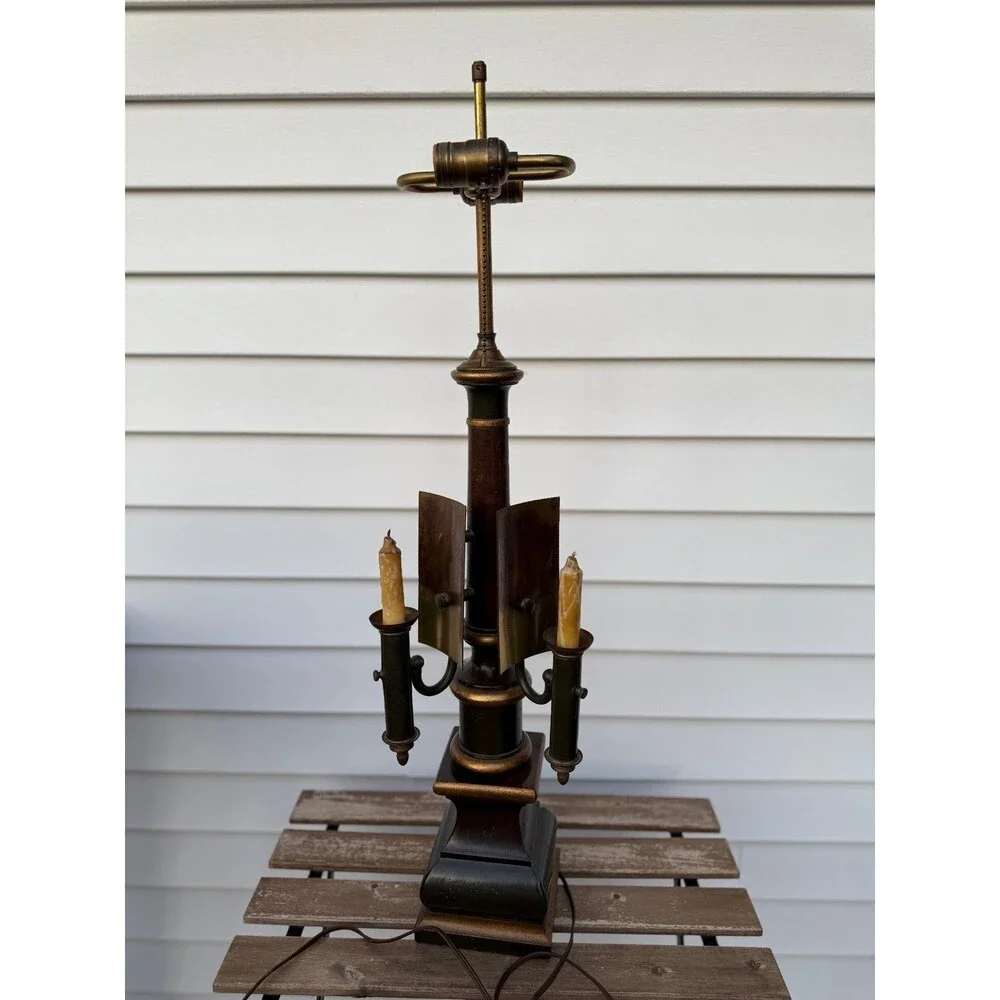Frederick Cooper Table Lamp Adjustable Candlesticks